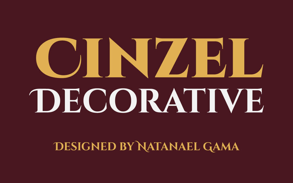 Cinzel Decorative Font