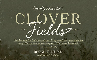 Clover Fields Font Duo