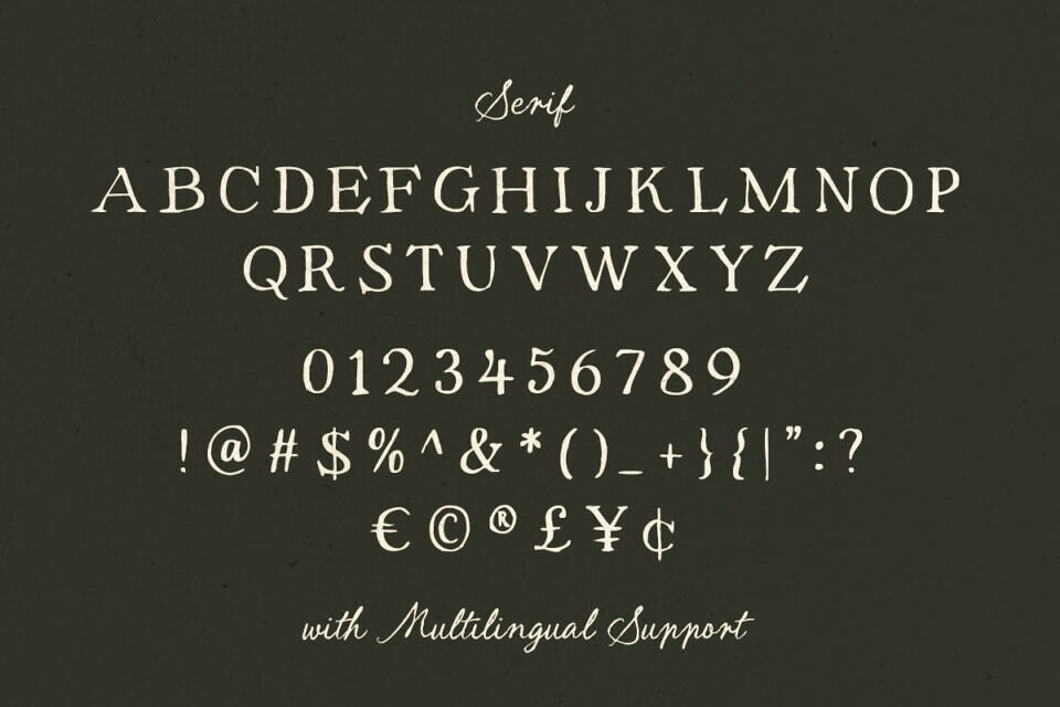 Clover Fields Font Duo