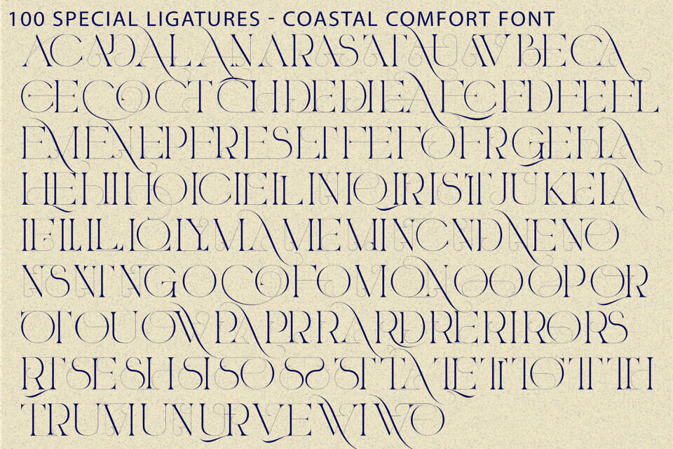 Coastal Comfort Font