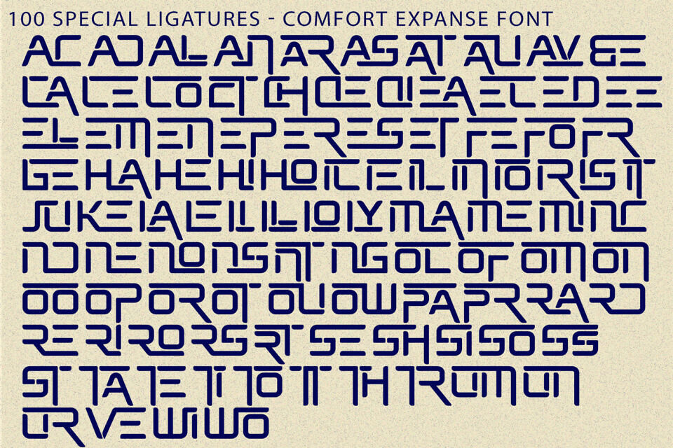 Comfort Expanse Font