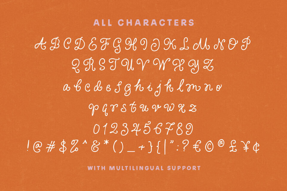Curly Blush Font Family