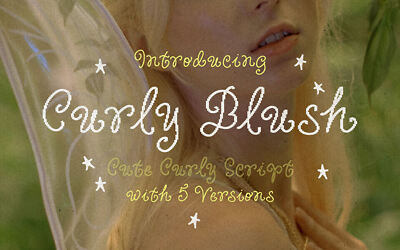 Curly Blush Font Family