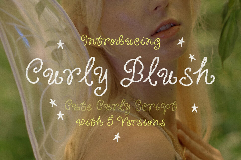 Curly Blush Font Family