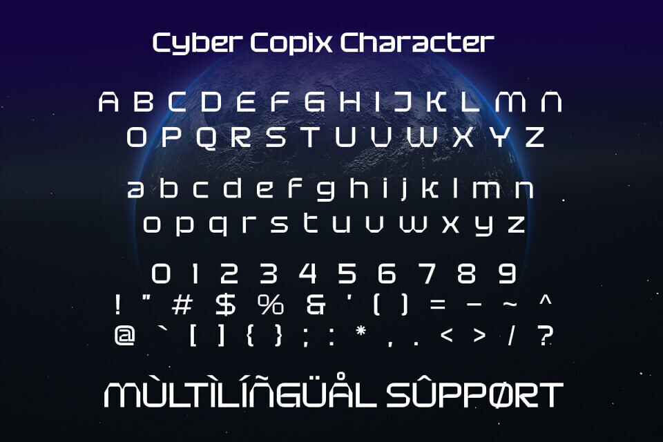 Cyber Copix Font