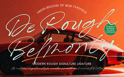 De Rough Belmonty Font