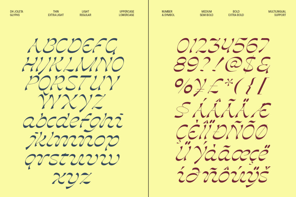 Dh Joleta Font