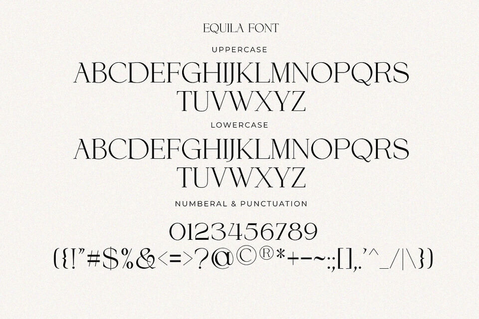 Equila Font