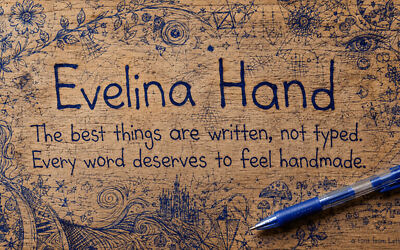 Evelina Hand Font