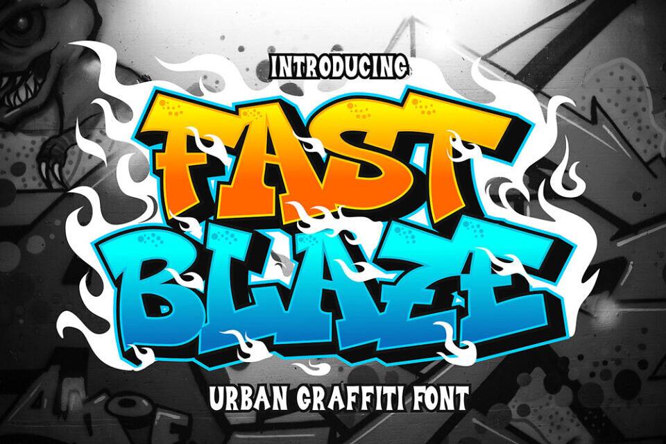 Fast Blaze Font