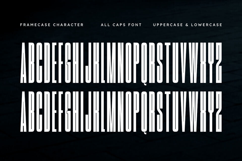 Framecase Font