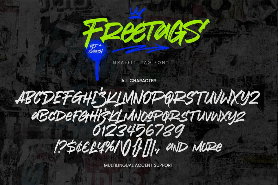 Freetags Font