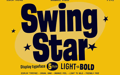 GW Swingstar Font Family