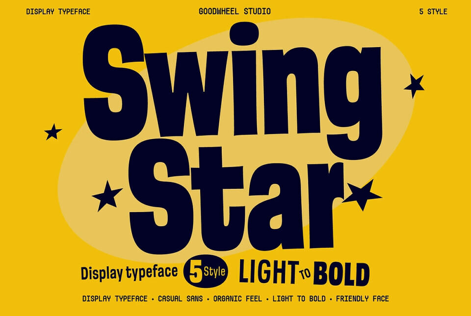 GW Swingstar Font Family