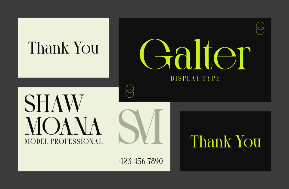 Galter Font