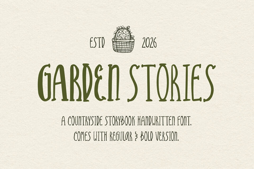 Garden Stories Font