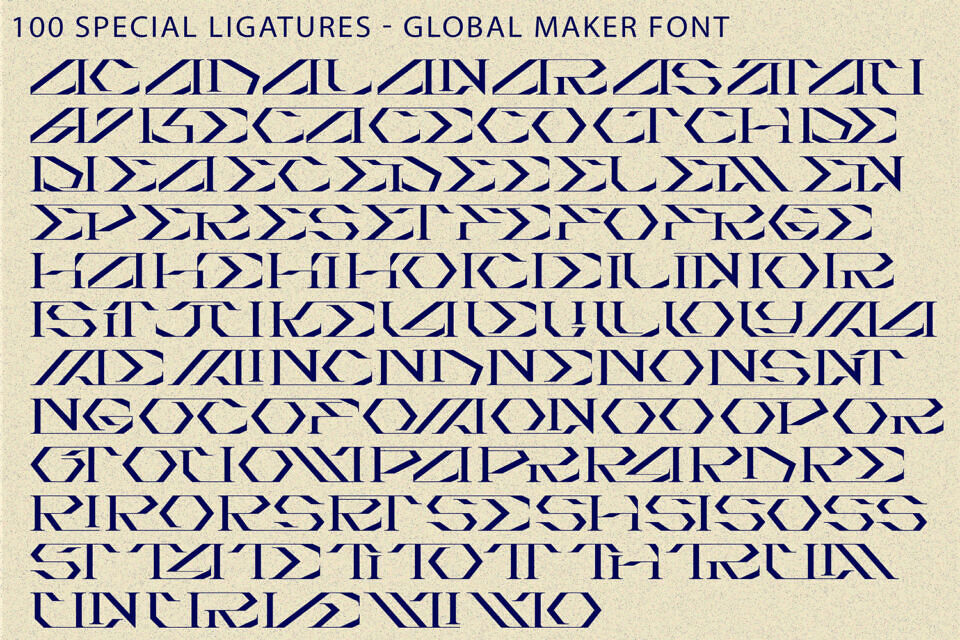 Global Maker Font