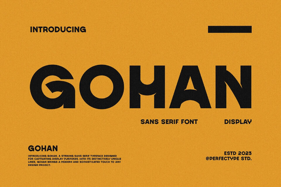Gohan Font