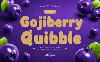 Gojiberry Quibble Font