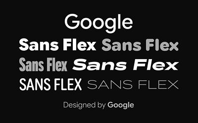 Google Sans Flex Font Family