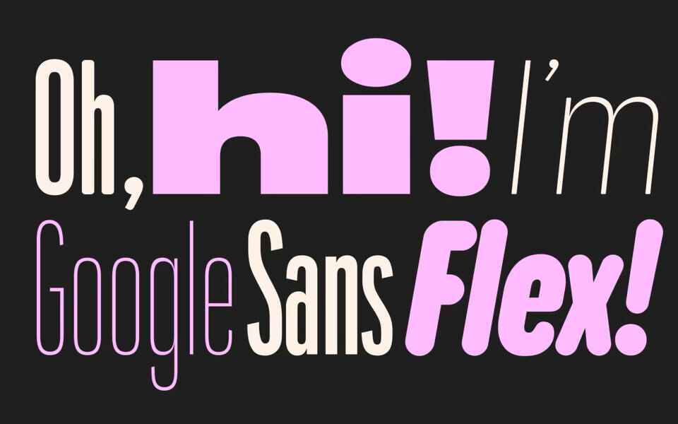 Google Sans Flex Font Family