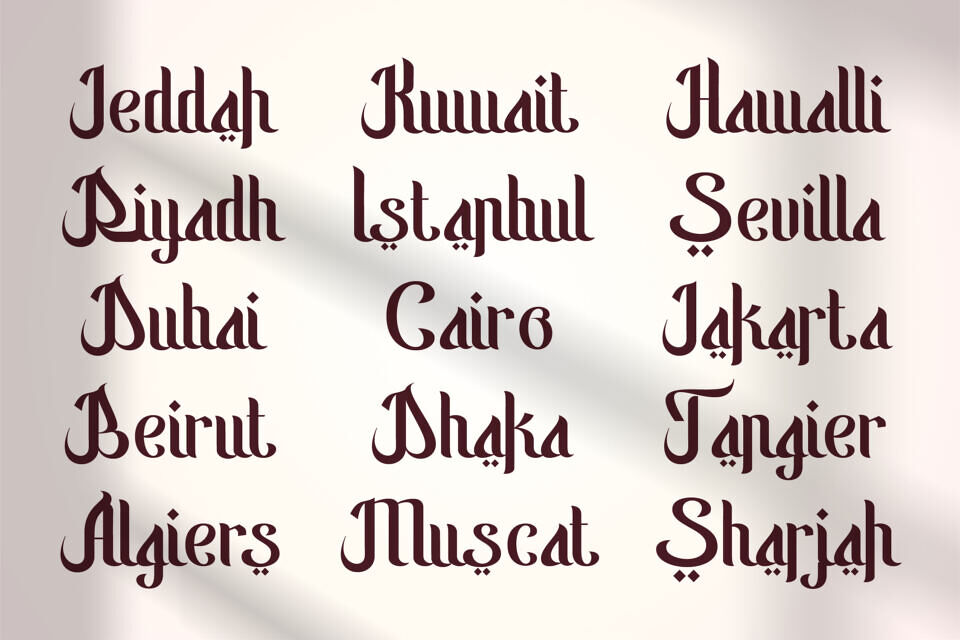 Hakia Qafila Font