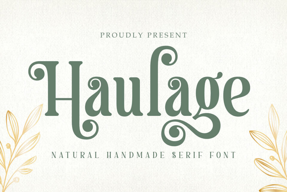 Haulage Font