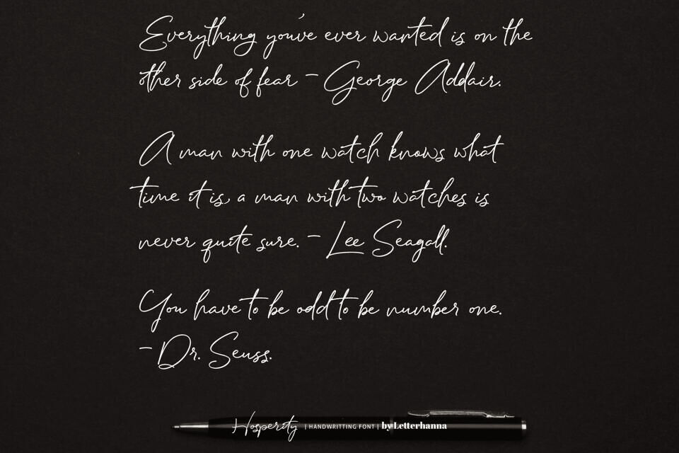 Hosperity Font