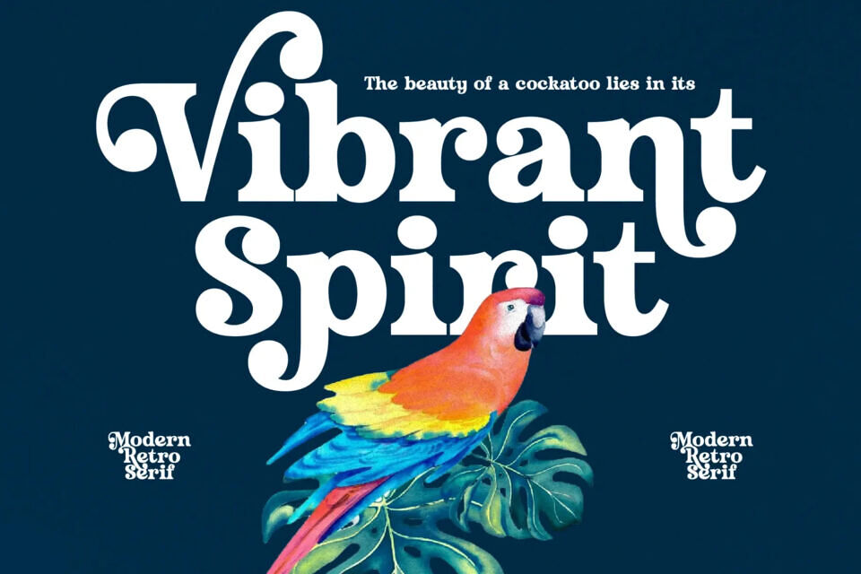 Husty Birds Font