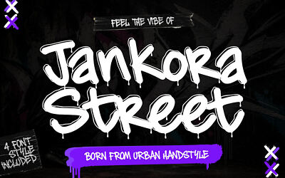 Jankora Street Font Family