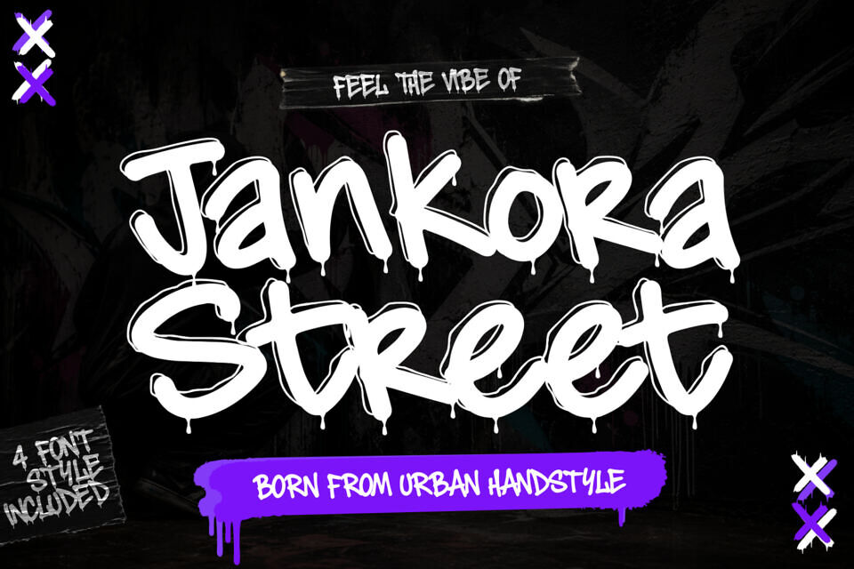 Jankora Street Font