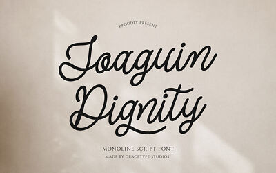 Joaguin Dignity Font