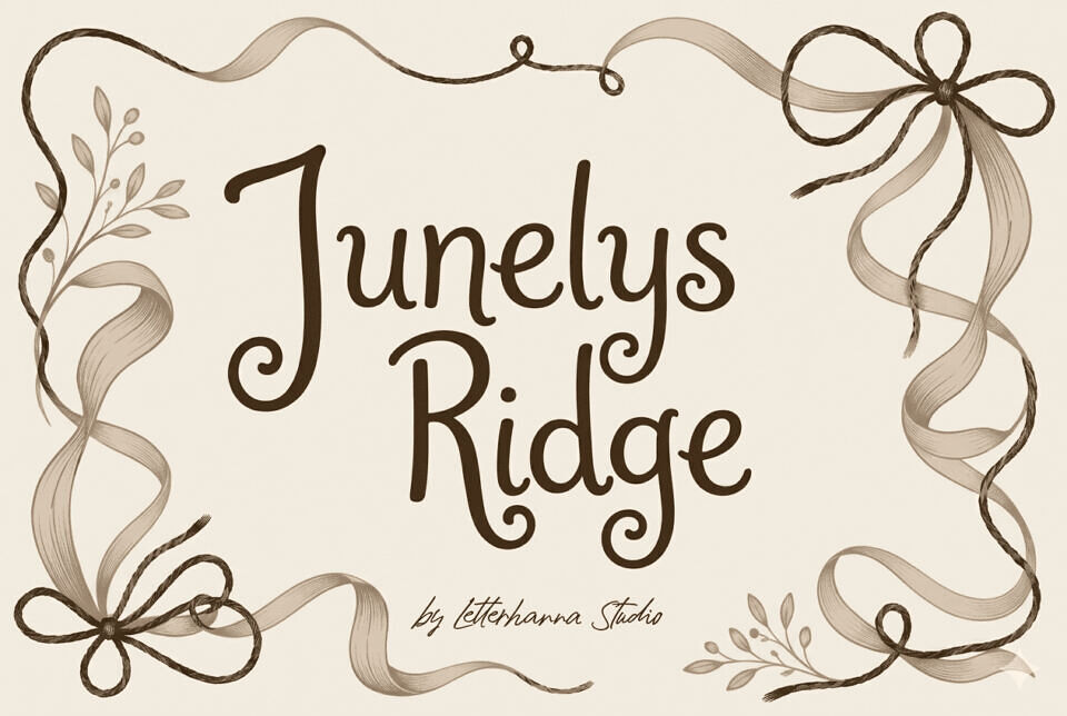 Junelys Ridge Font