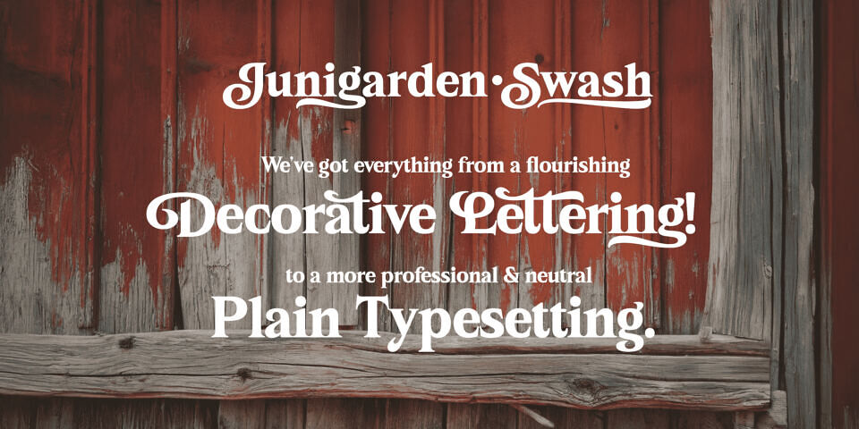 Junigarden Font
