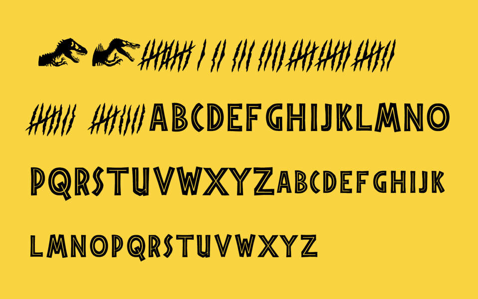 Jurassic Park Font