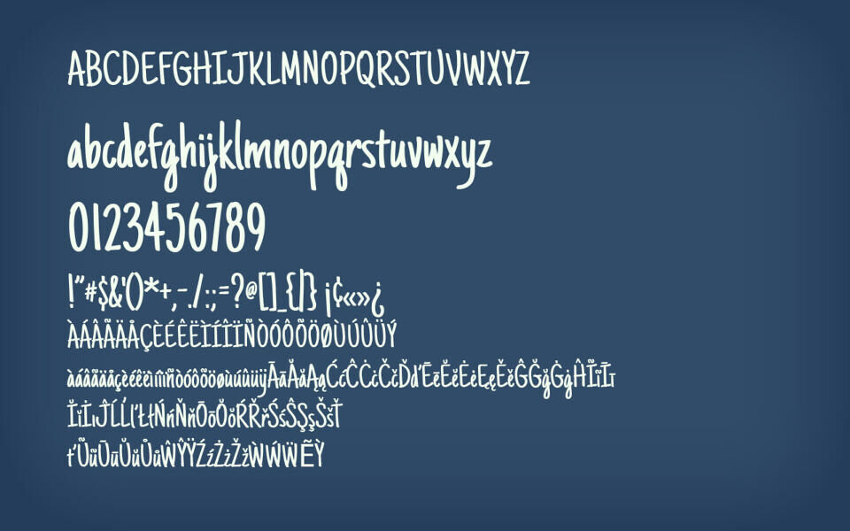 Just Another Hand Font