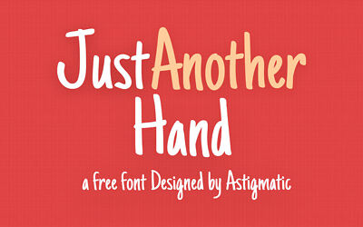 Just Another Hand Font