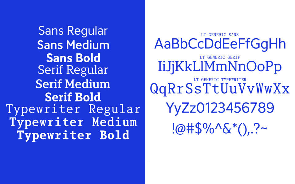 LT Generic Font Family