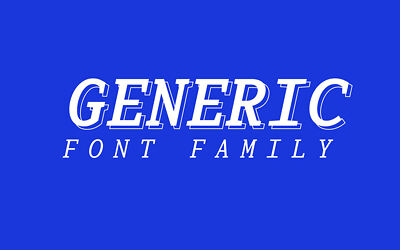 LT Generic Font Family
