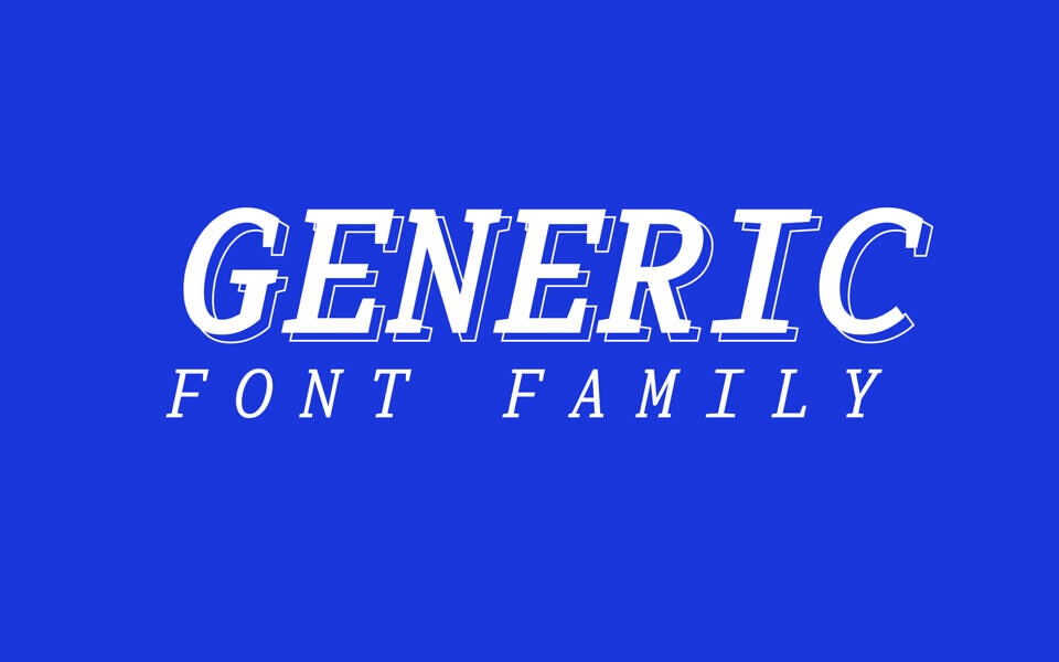 LT Generic Font Family