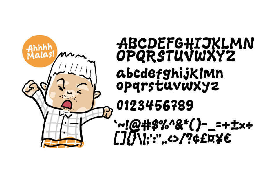 Lazy Arie Font