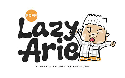 Lazy Arie Font