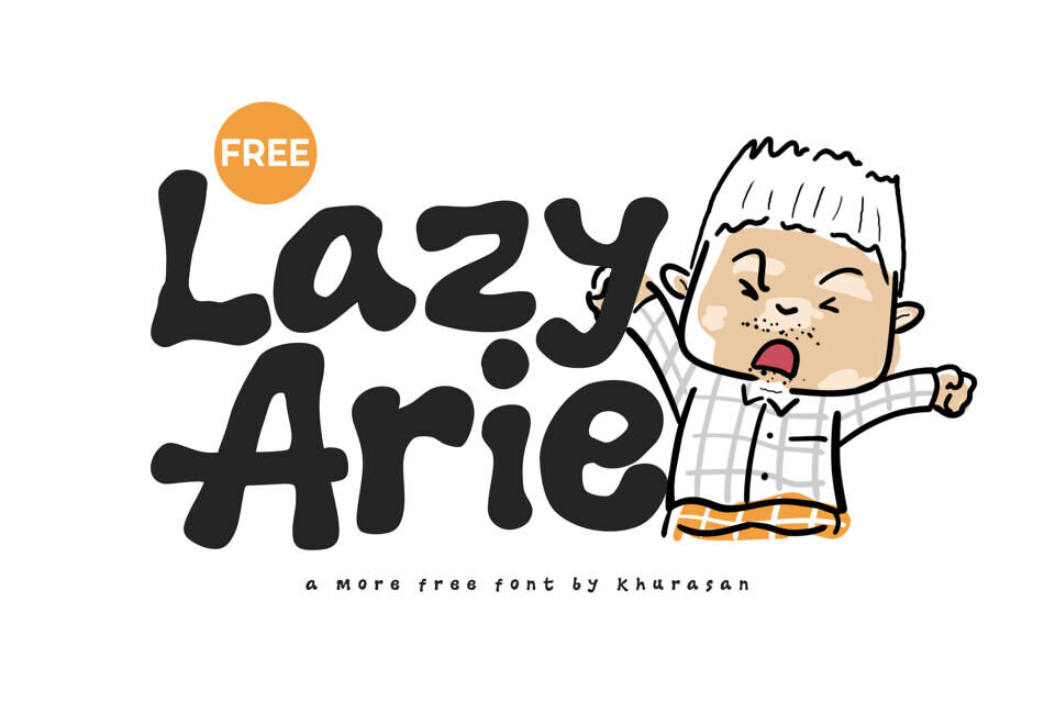 Lazy Arie Font