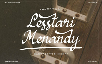 Lesstari Menandy Font