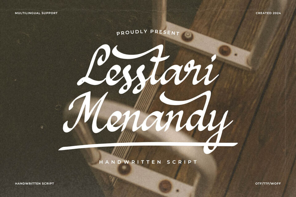 Lesstari Menandy Font