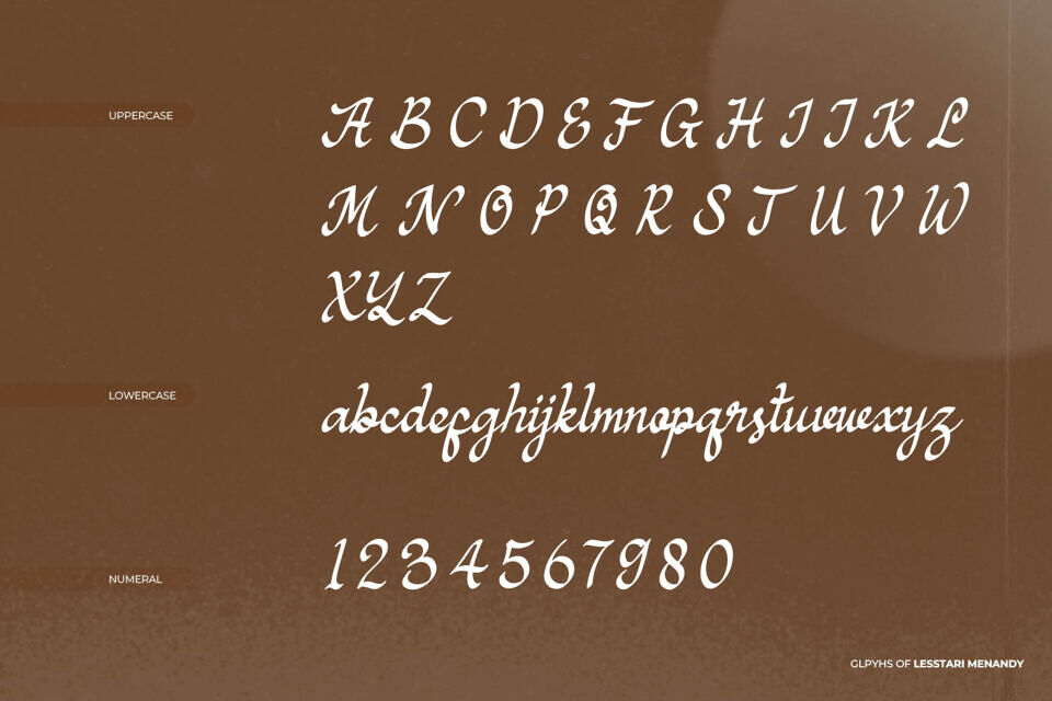 Lesstari Menandy Font