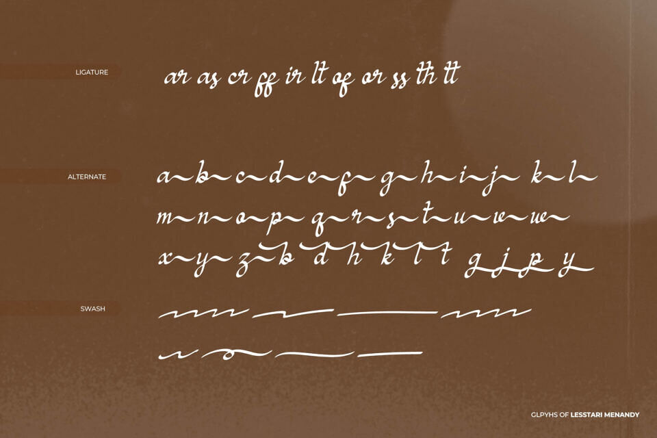 Lesstari Menandy Font