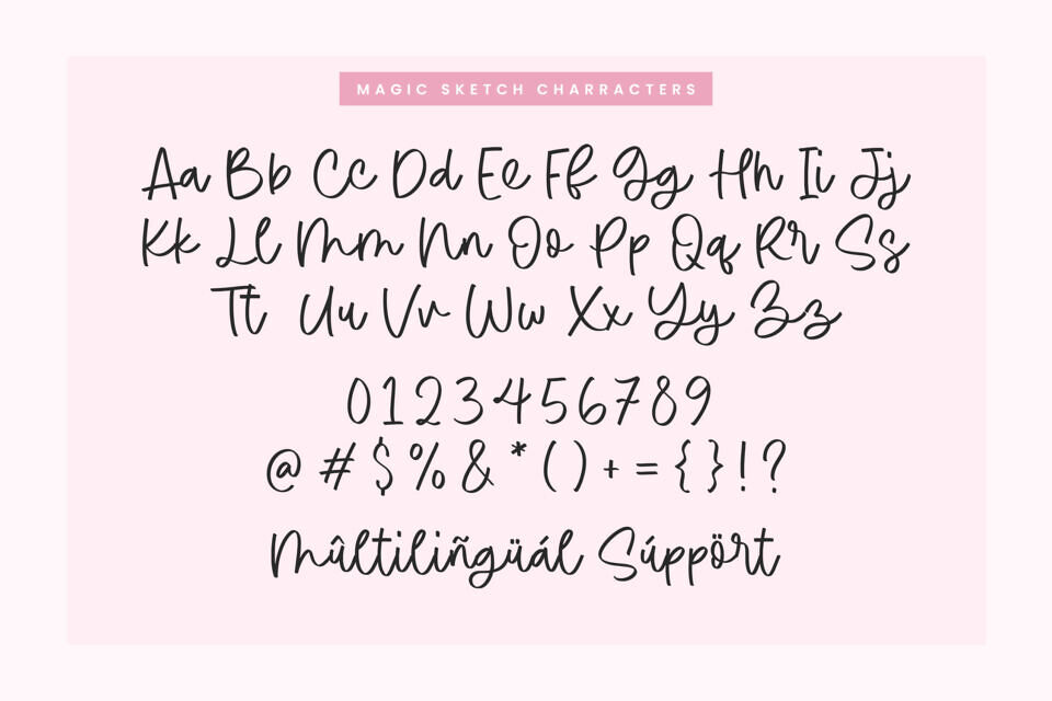 Magic Sketch Font