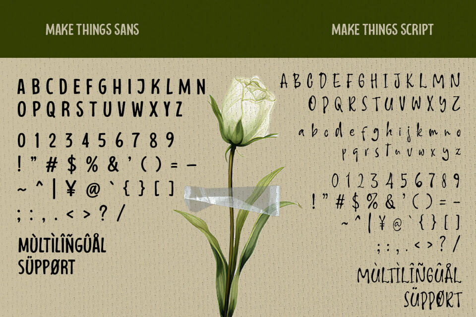 Make Things Sans Font