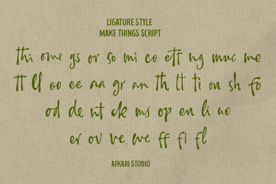 Make Things Sans Font